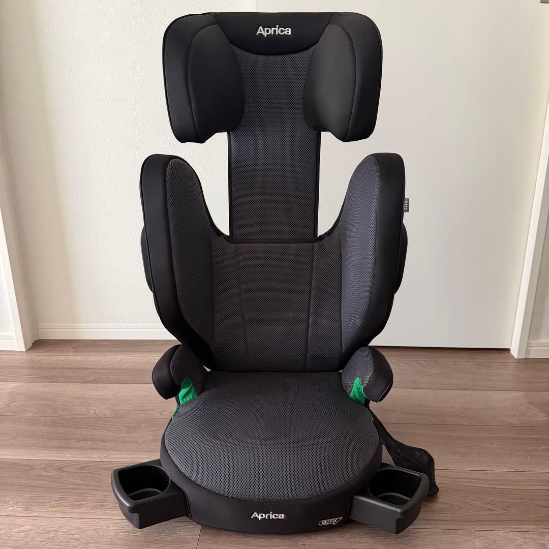 美品　アップリカ ライドクルー ISOFIX ジュニアシート　チャイルドシート1
