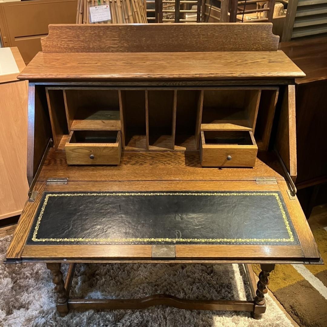 ロイズアンティークス ライティングビューロ―デスク 英国 ヴィンテージ 書斎