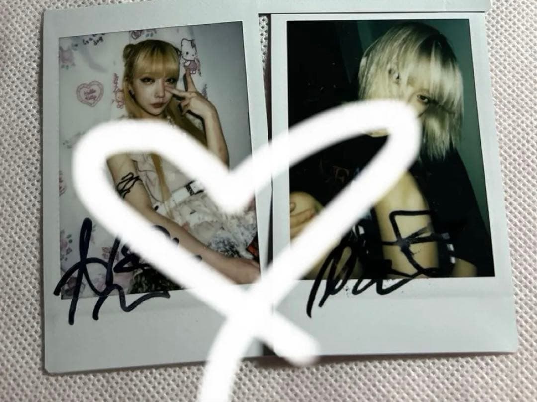 かてぃ　戦慄かなの　チェキ　サインあり　悪魔のキッス　Haze haze 香椎