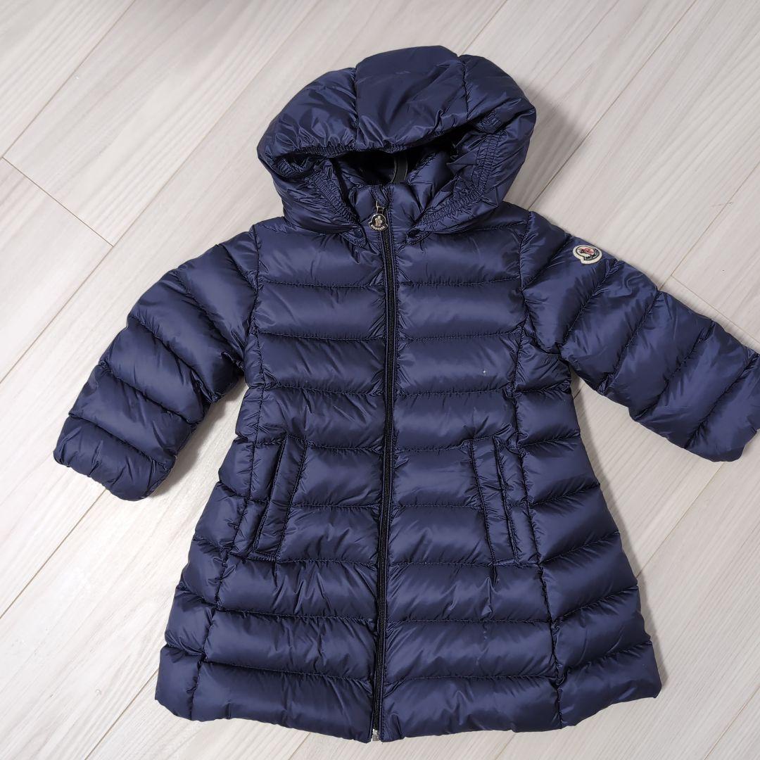 MONCLER ネイビー ダウンコート 86cm