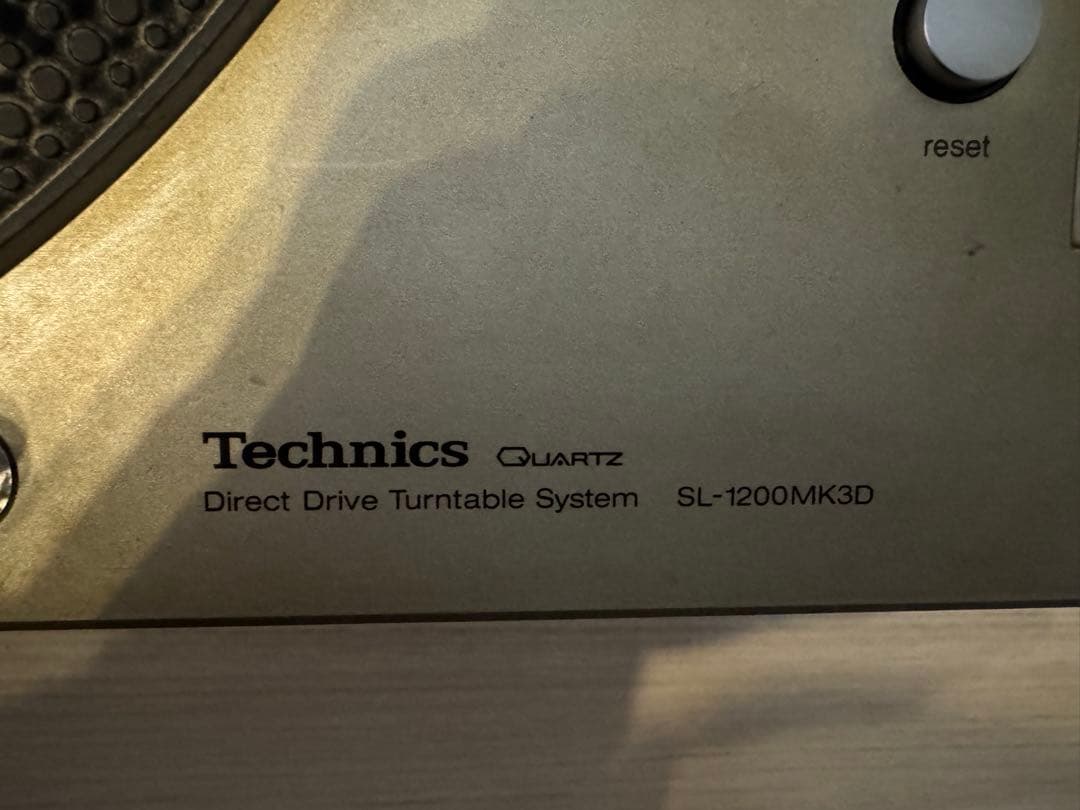 Technics SL-1200MK3D ターンテーブルカバーセット(ブラック)