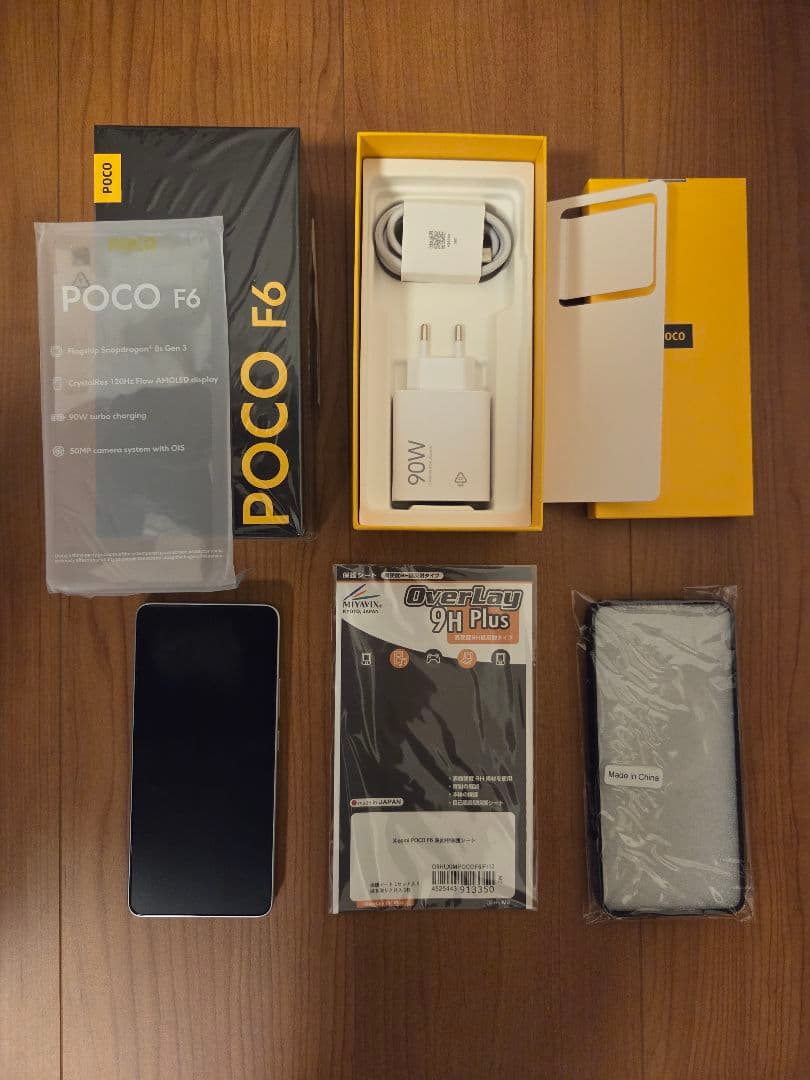 POCO F6 チタンカラー 8GB/256GB 本体