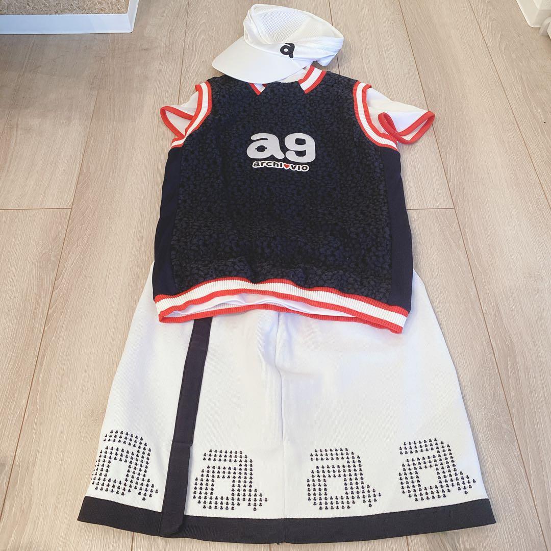 Archivio レディース ゴルフ セットアップ 38 帽子付き