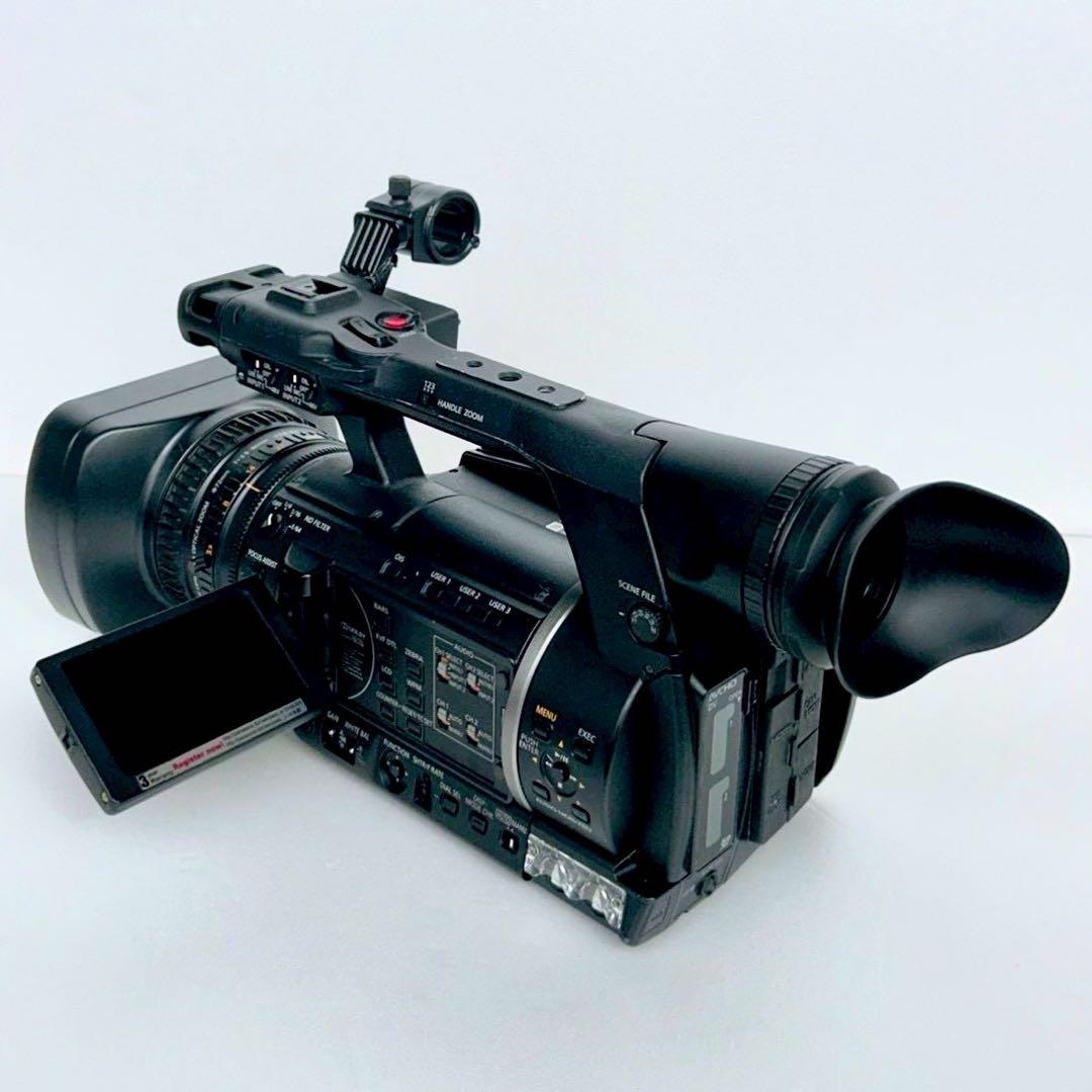 Panasonic AG-AC160 業務用ビデオカメラ バッテリー4個付き