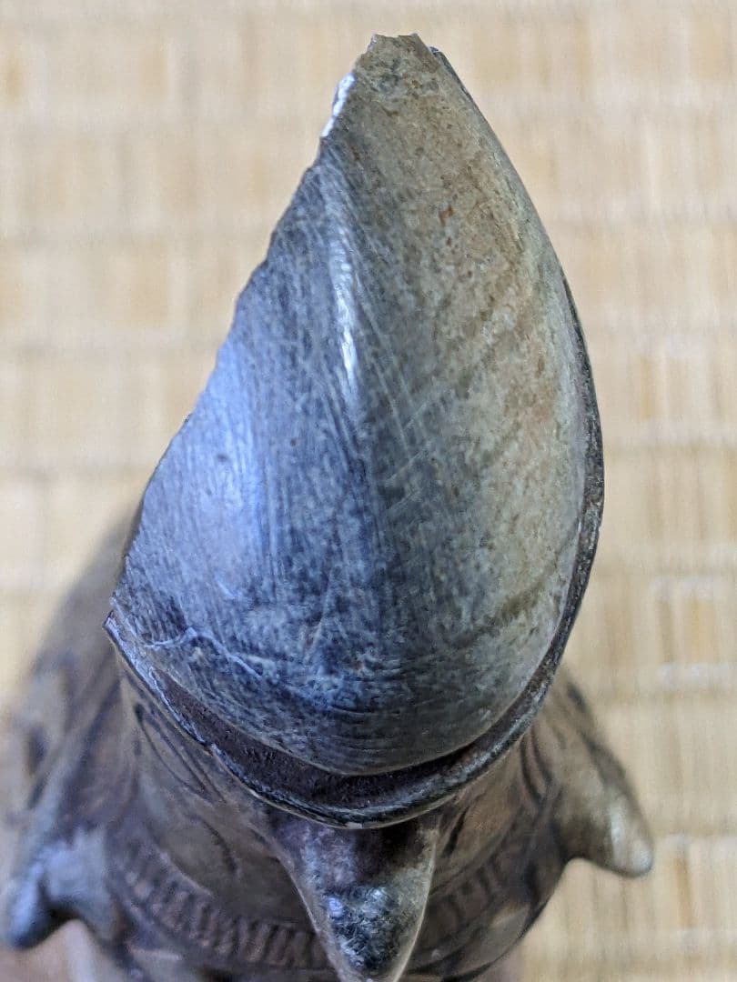 ♦古代文明 天然石 副葬品 祭器 鷲鷹鳥類メキシコ〜南米ペルーインカ帝国エジプト