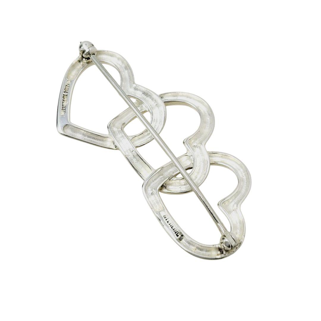 アン アン様 TIFFANY＆Co. ブローチ トリプルハート 925