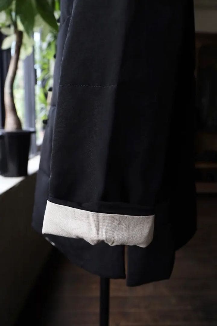 Yohji オム 25AW リバーシブル中綿ブラウス 黒 3