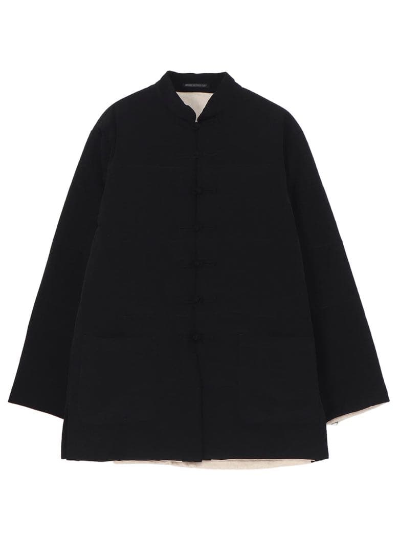 Yohji オム 25AW リバーシブル中綿ブラウス 黒 3