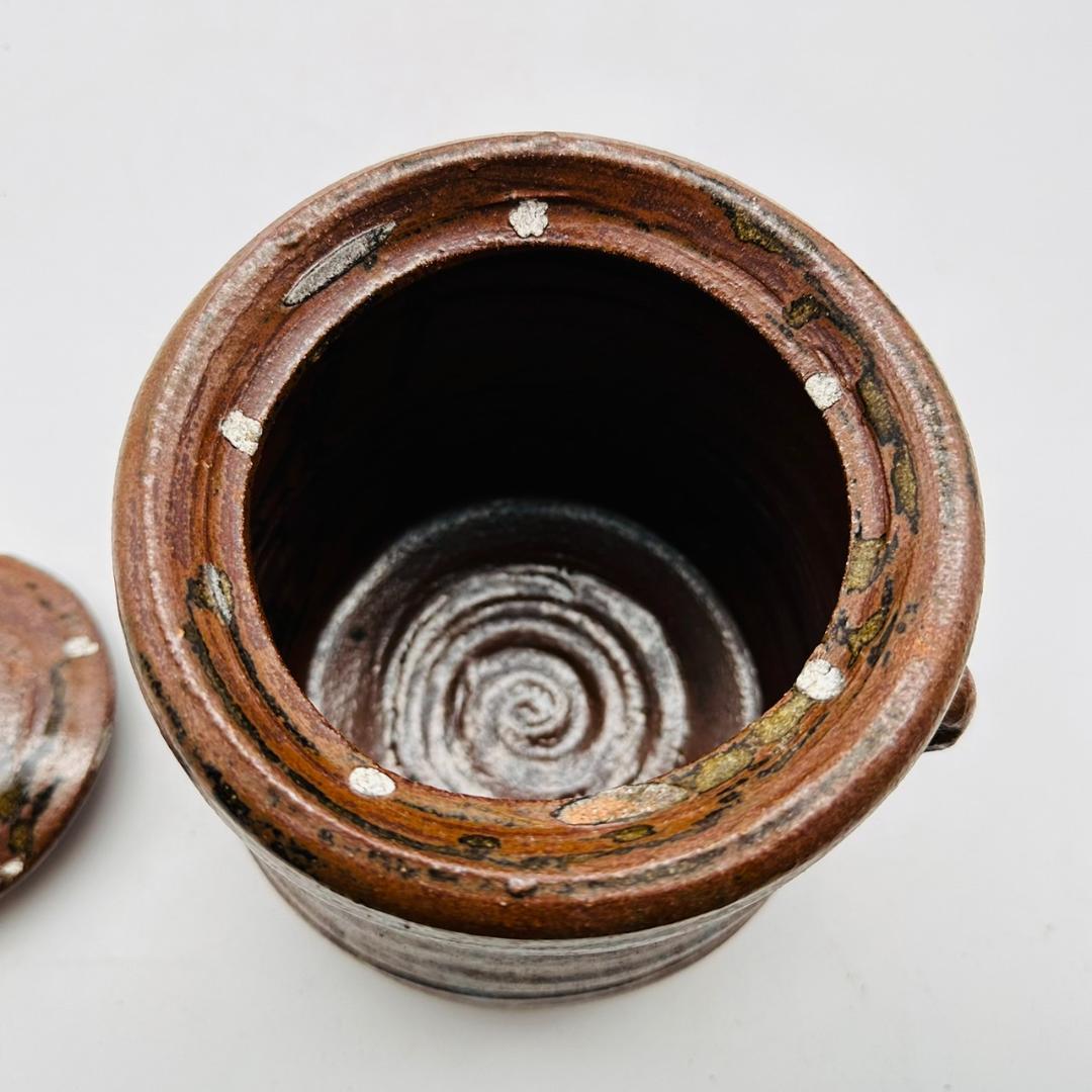T　在銘　備前焼　耳付水差　陶芸　茶道具　茶器　焼物