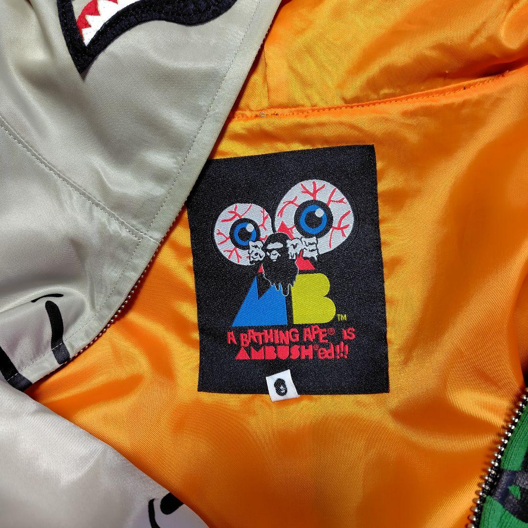 アベイシングエイプ✕AMBUSHアリゲーターパーカージャケット