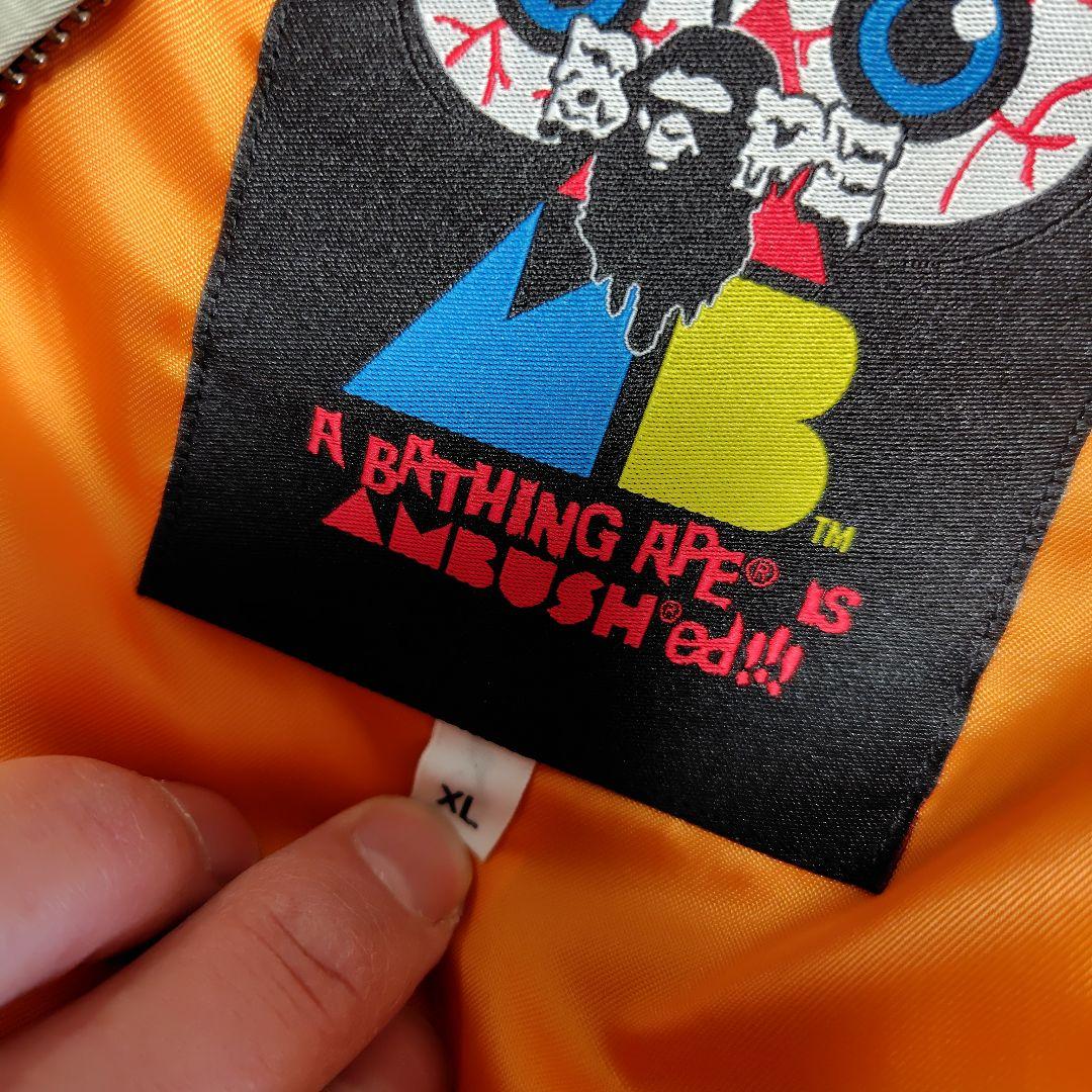 アベイシングエイプ✕AMBUSHアリゲーターパーカージャケット