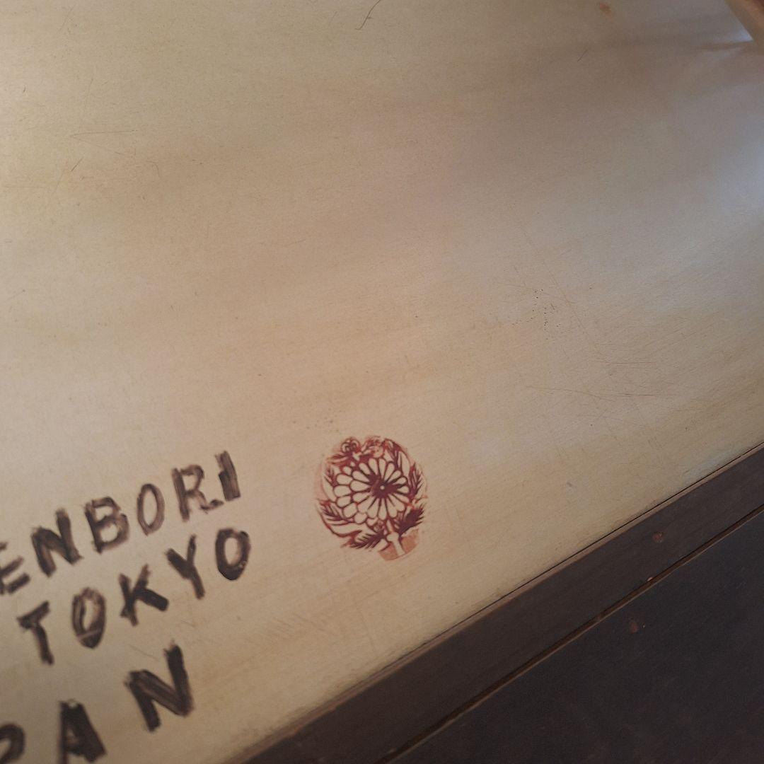 銅板　銀盤　海の絵 ５０年前の絵