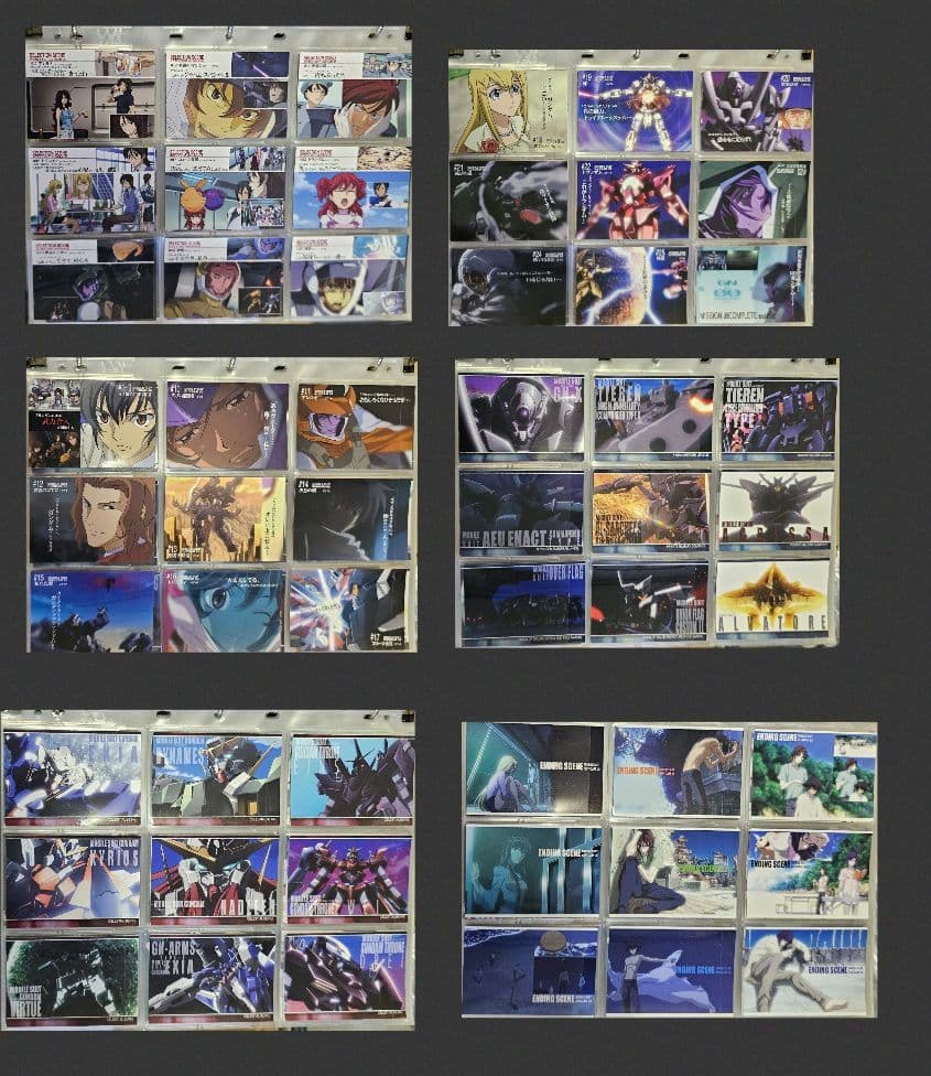 ガンダム00 　トレーディングカード　マイスターワークス　300枚以上