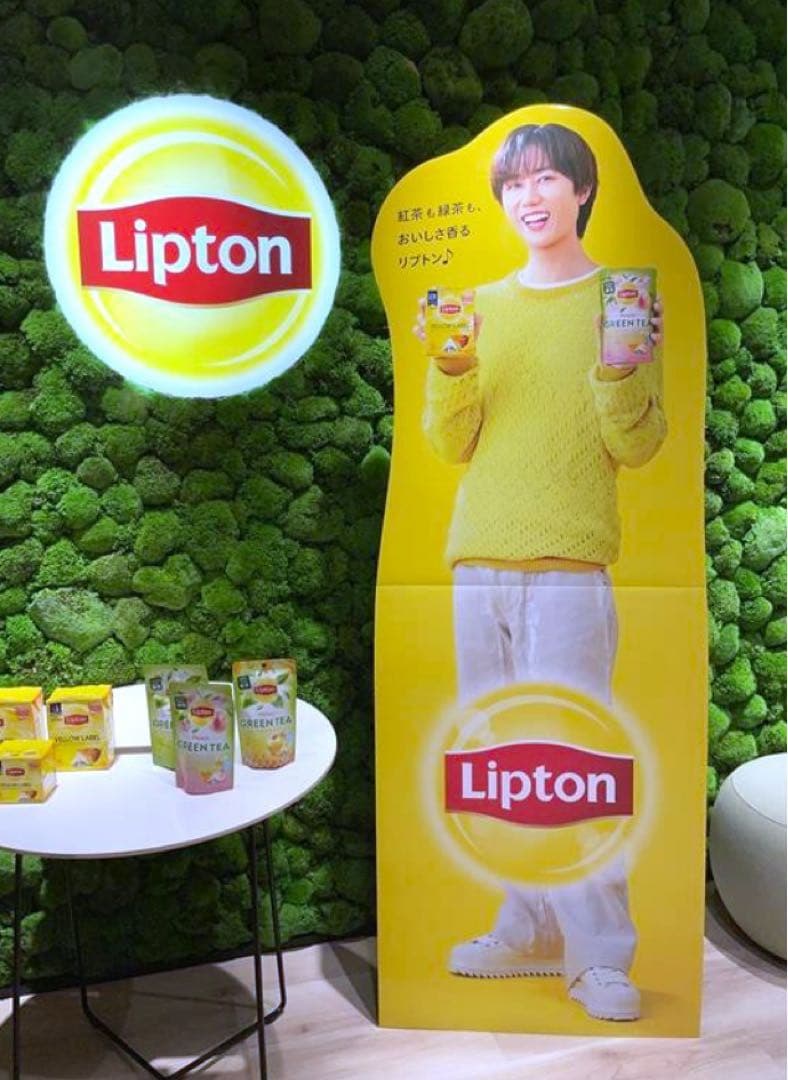  Man 阿部亮平　リプトン　等身大パネル