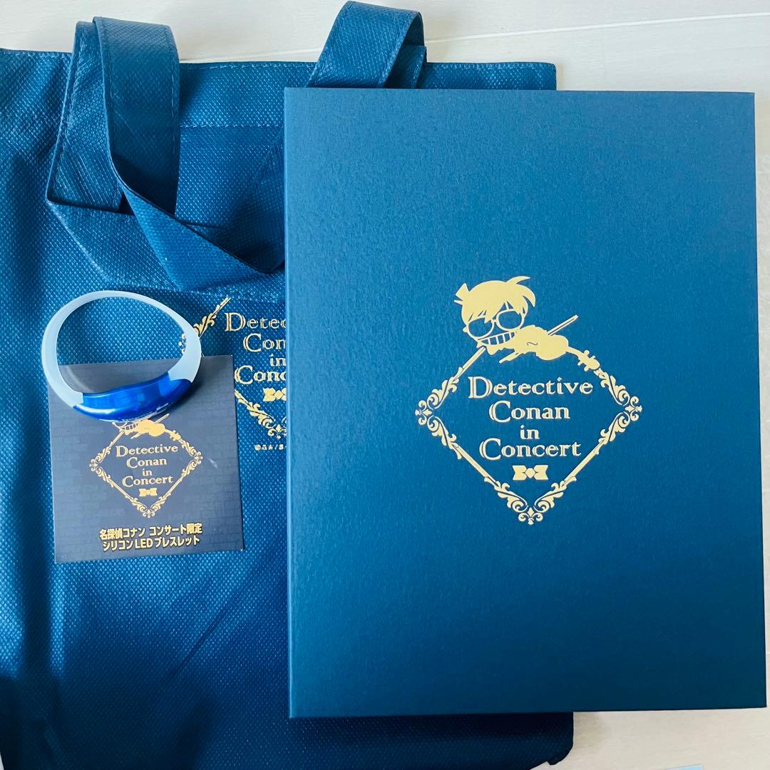 コナンコンサート 2019 S席 特典 缶バッジ バッグ LED ブレスレット