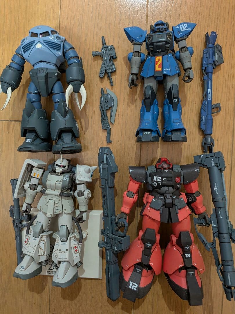 ジオノグラフィ　ズゴック　ザクⅡ　ドム　アクトザク　4体セットジャンク