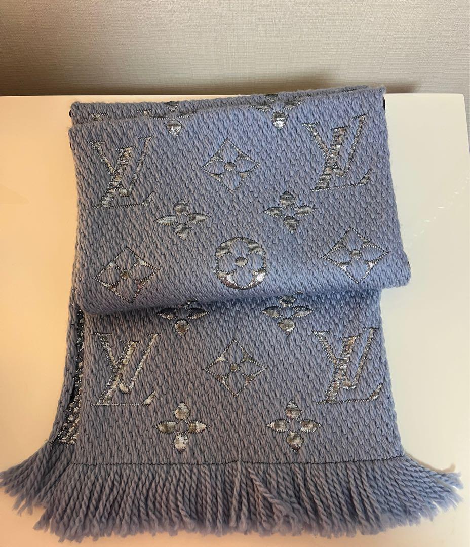 HiKari 　Louis Vuitton ライトブルー マフラー