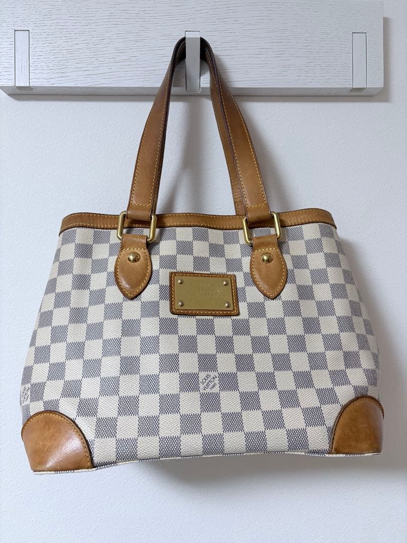 ルイ・ヴィトントートバッグ ダミエ・アズールハムステッド PM