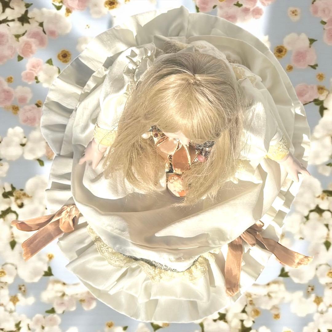 焼きみかん ウエディング ビスクドール ジュモー 幸せを運ぶ人形