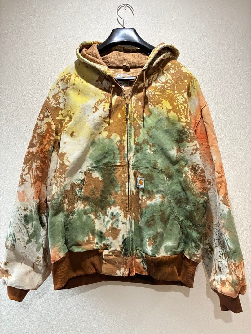 Carhartt アクティブジャケット　タイダイ　カーハート duck