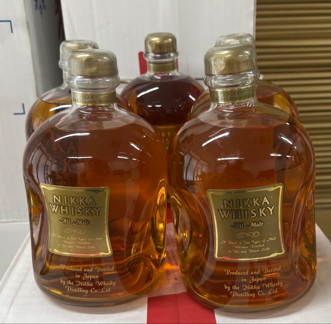 終売品NIKKA WHISKY All Malt 43%750ml5本セット