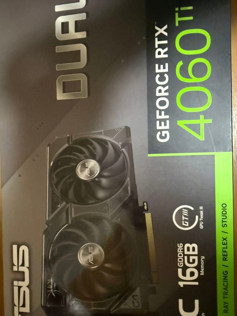 グラフィックボード・グラボ・ビデオカード ASUS GeForce RTX 4060 Ti 16GB GDDR6