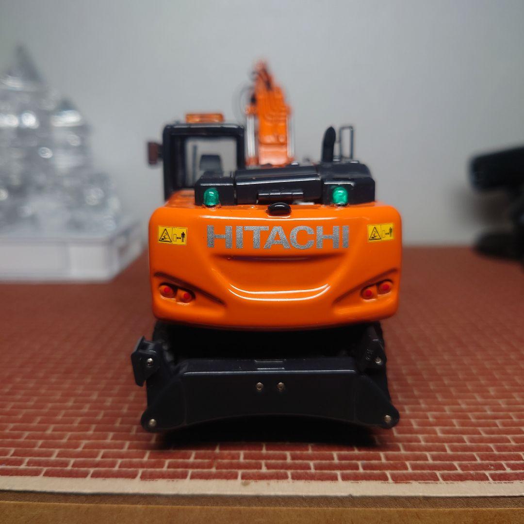 HITACHI ZX140W モノブーム&平バケット 雪像 解体仕様(1/50)