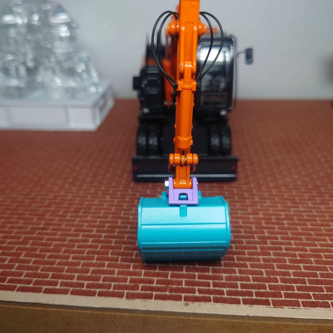 HITACHI ZX140W モノブーム&平バケット 雪像 解体仕様(1/50)