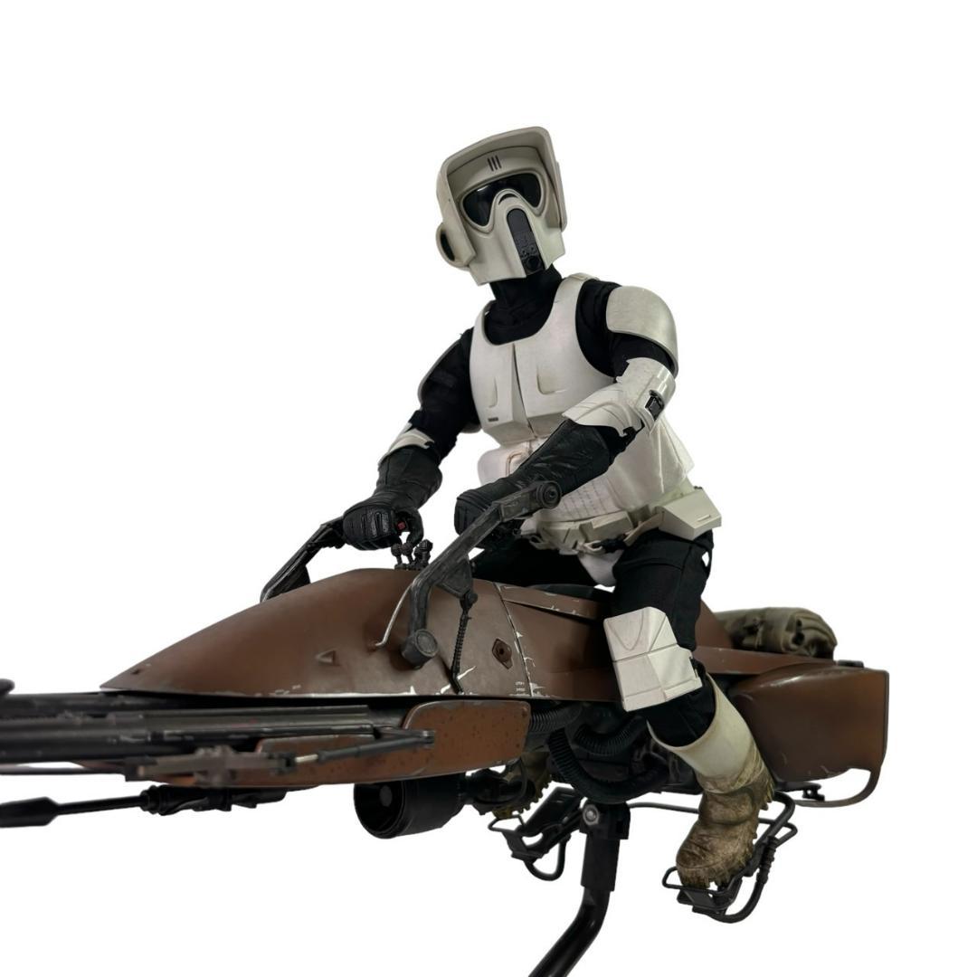 SIDESHOW 1/6 スターウォーズ スピーダーバイク&スカウトトルーパー