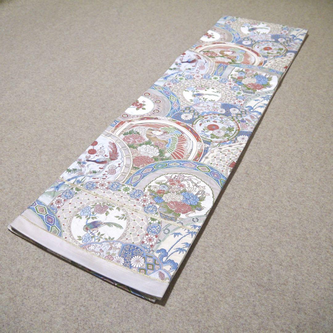 ☆☆☆！早い者勝ち！！ 正絹 中古 西陣織 仕立て上がり袋帯☆147