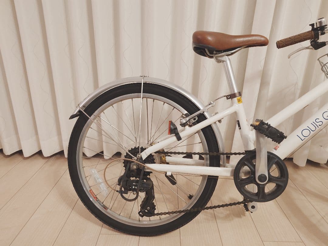 【22インチ子供用自転車 】ルイガノJ22 Plus ホワイト6段変速　中古