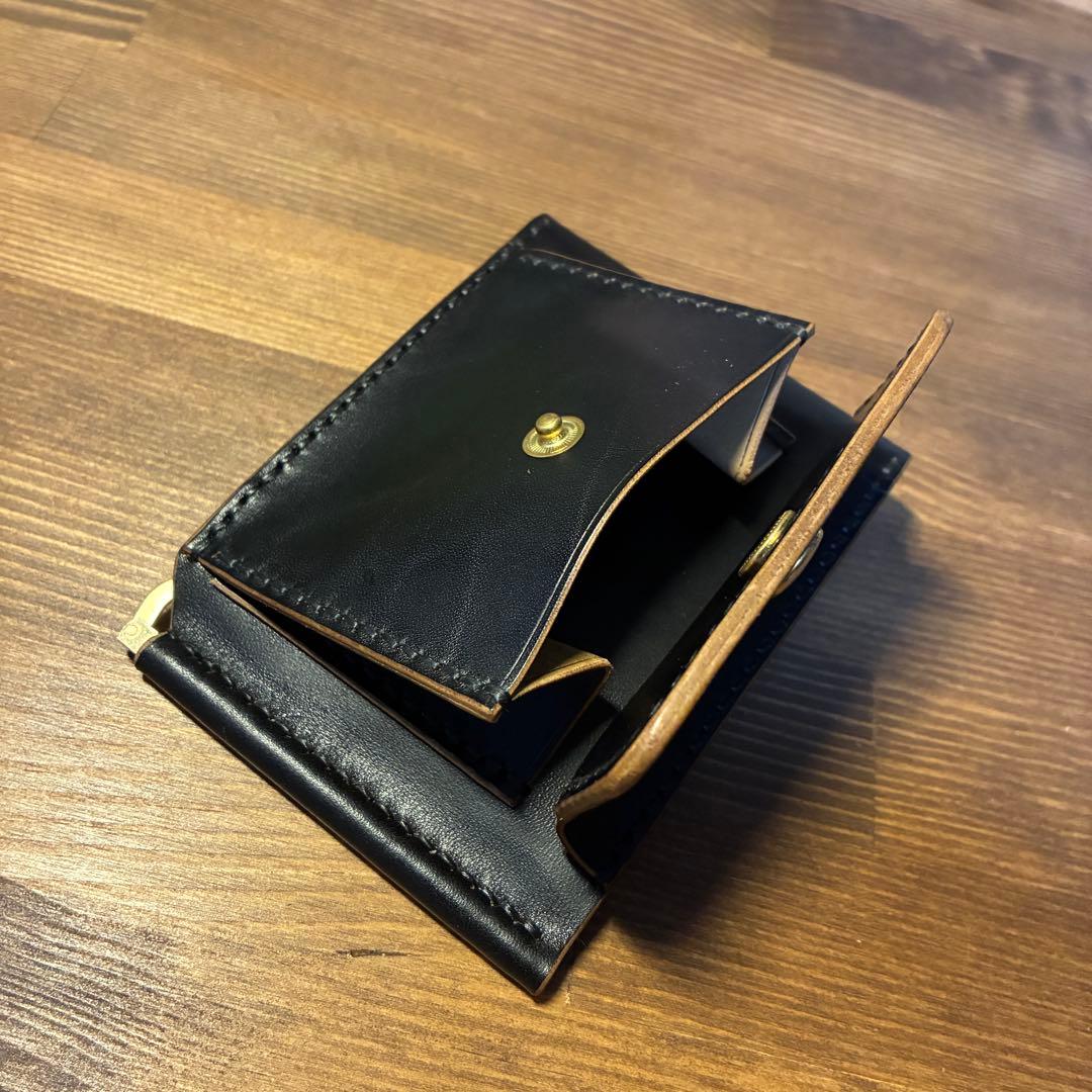 マネークリップ　MARYAM社　ホースバット　丘染め　茶芯　トラッカーウォレット