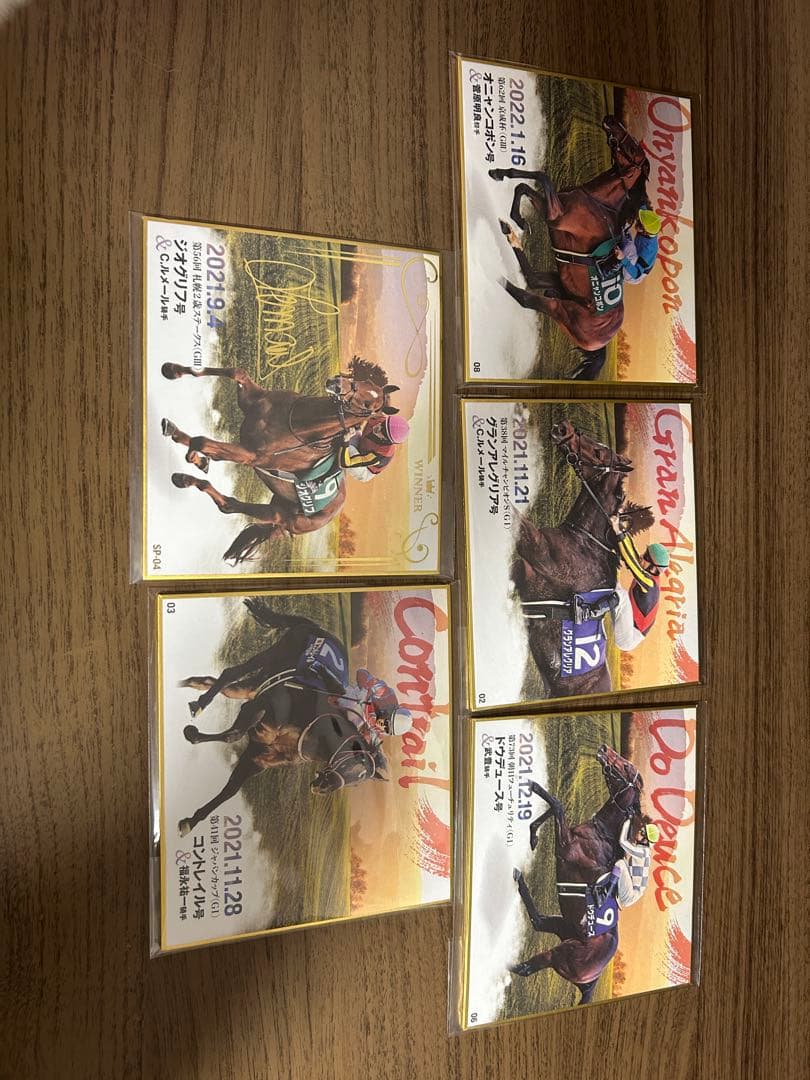 競馬色紙セット