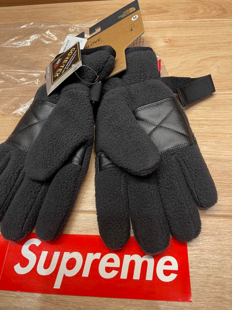 Supreme ✖️north face GORE-TEX フリース手袋　M
