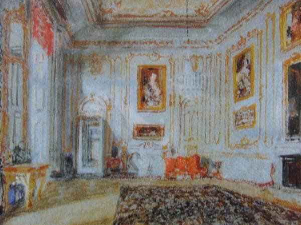 J.M.W.ターナー、ペットワースの家、希少画集画、 新品額装付