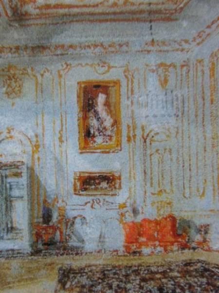 J.M.W.ターナー、ペットワースの家、希少画集画、 新品額装付