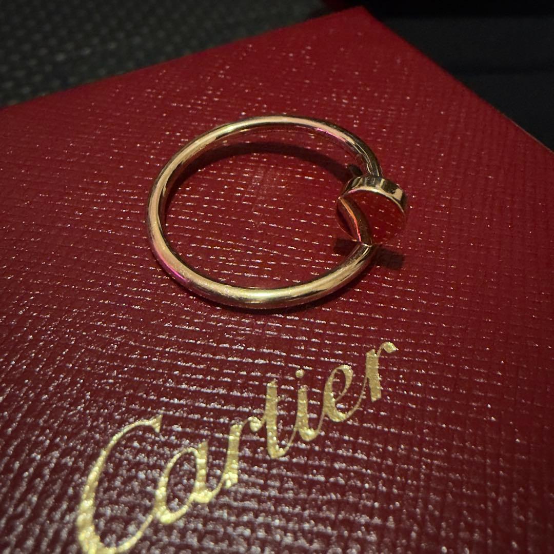 カルティエ　ジュスト アン クル リング　ピンクゴールド 53