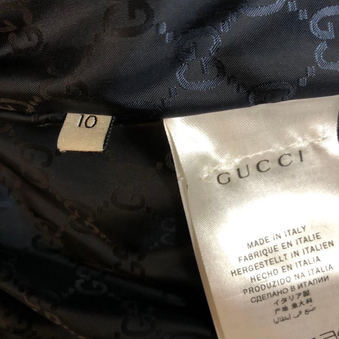 超美品　GUCCIキッズ　中綿コート　gg総柄