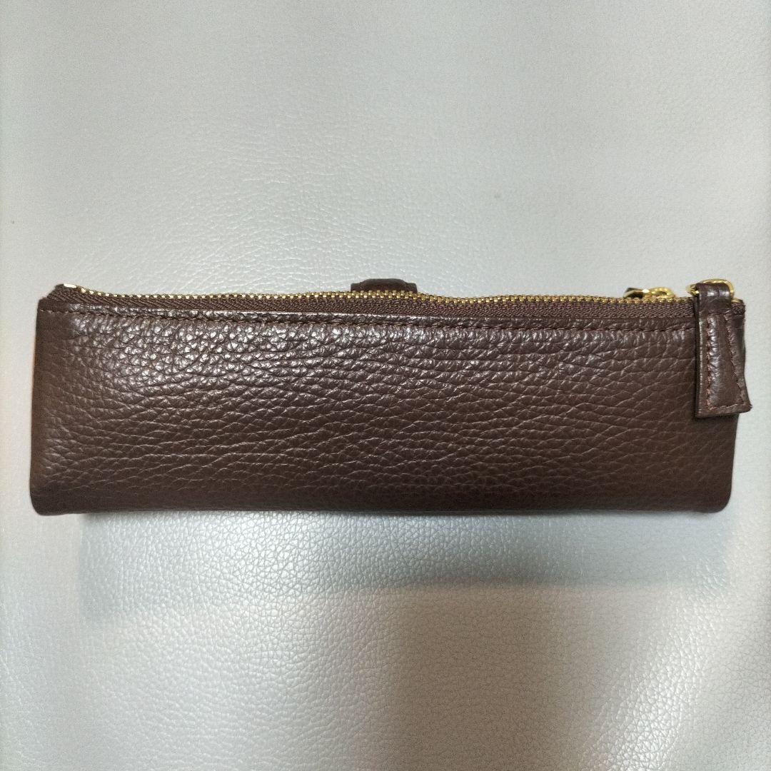 環奈様　Cカンパニー ルポペンケース ダークブラウン しおり付き