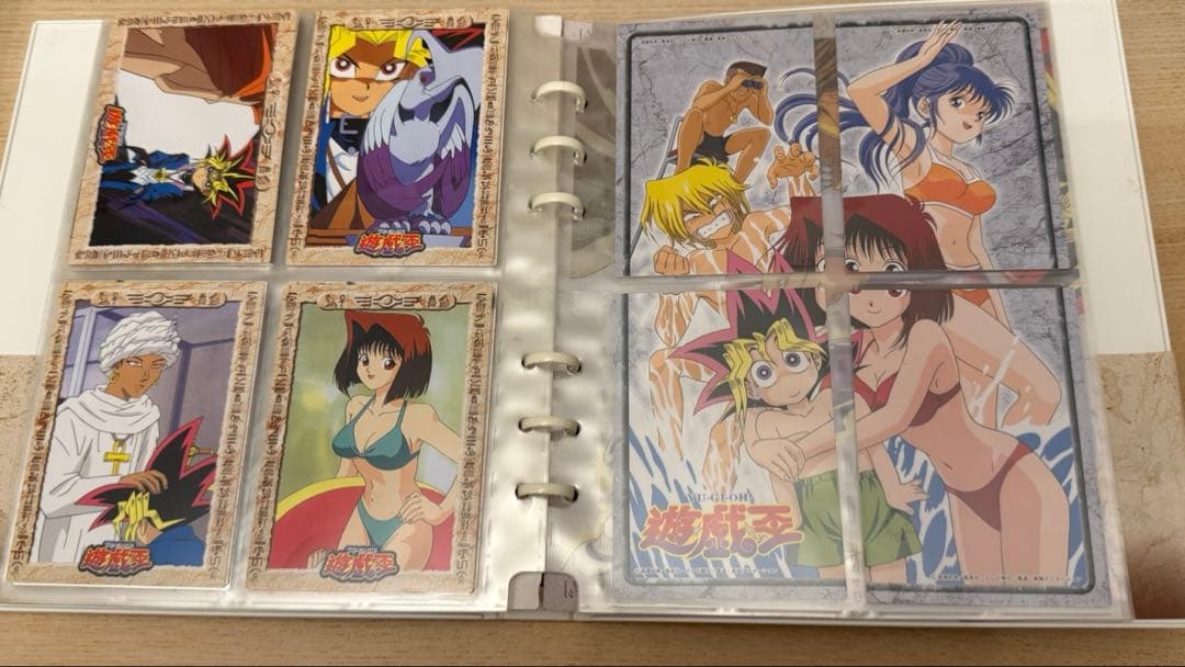 【希少】遊戯王コレクションアルバム (バインダー)＋カード50枚 天田印刷