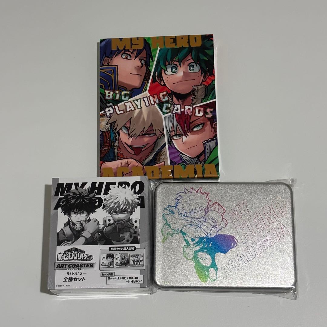 僕のヒーローアカデミア ポスター アートコースター トランプ ポストカード
