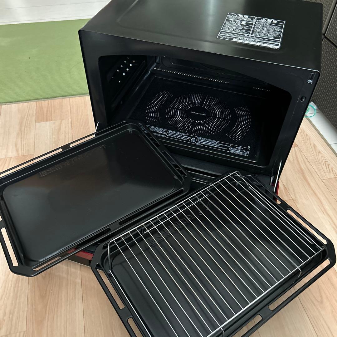 訳ありTOSHIBA ER-TD3000(R) オーブンレンジ 黒/赤