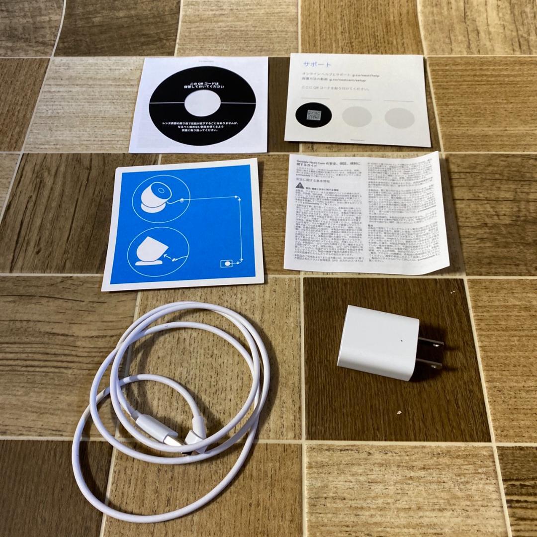 Google Nest Cam G3AL9 バッテリー式 防塵防滴ケーブルセット