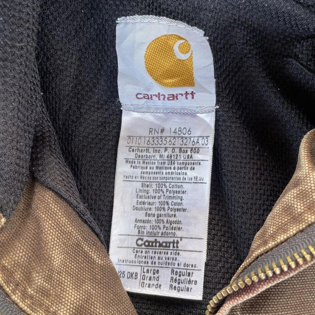カーハート アクティブジャケット　ボロ　ブラウン