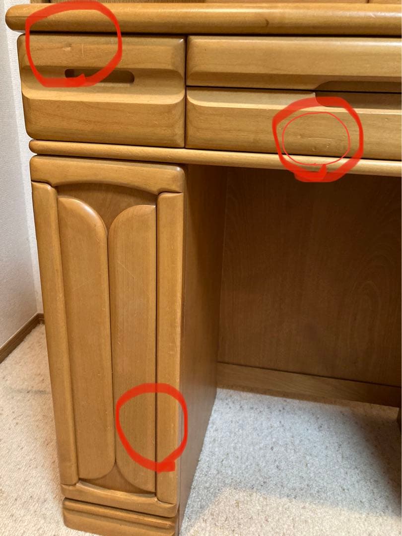 三面鏡　ドレッサー　鏡台