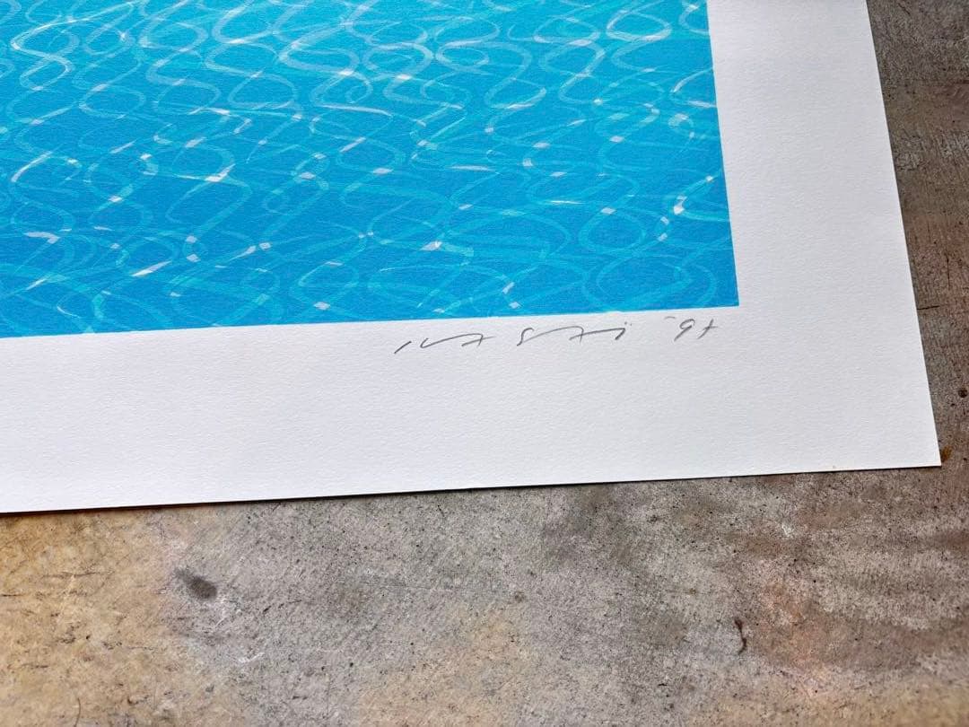 笠井正博先生　シルクスクリーン