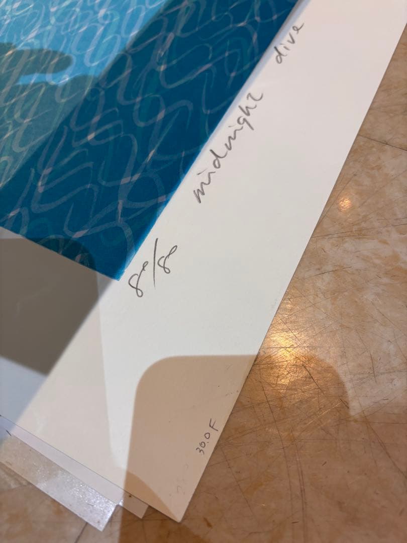 笠井正博先生　シルクスクリーン