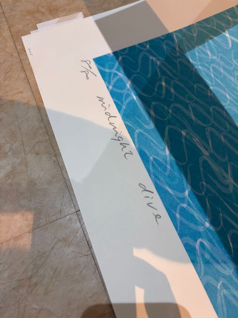 笠井正博先生　シルクスクリーン