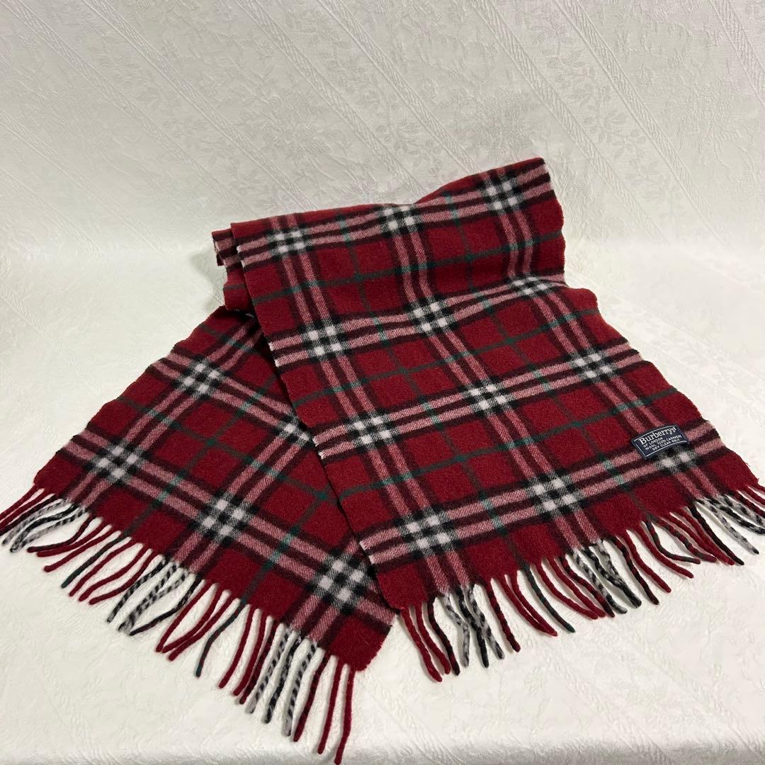 【凛 様】 バーバリー ロンドン カシミヤ マフラー ノバチェック
