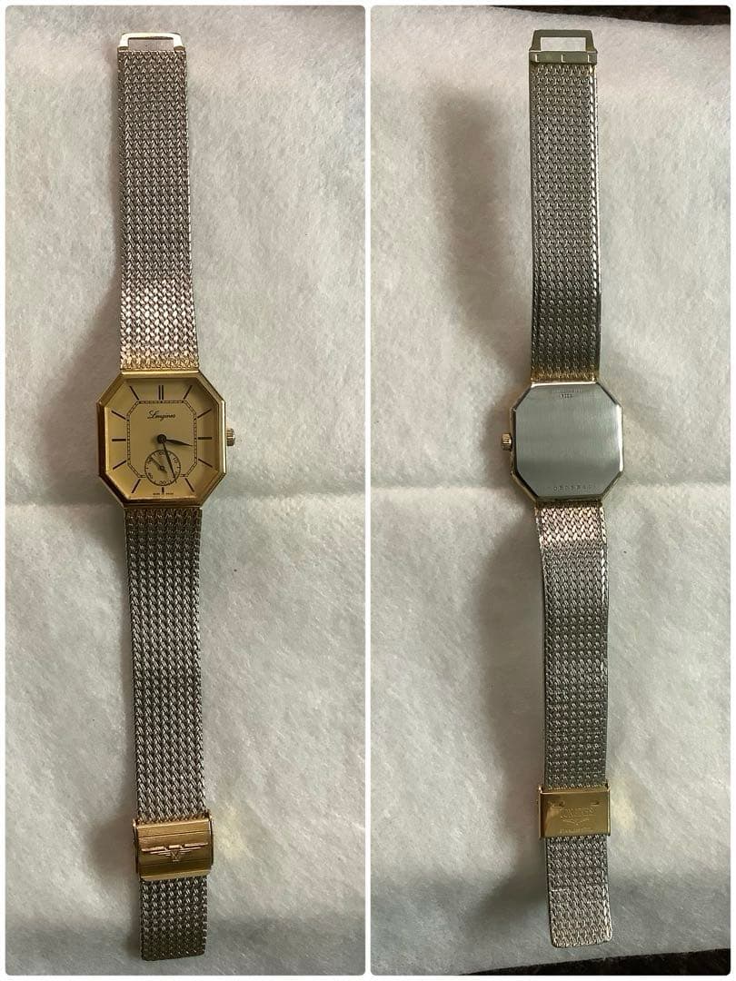 LONGINES ロンジン オクタゴン スモセコ手巻き男女兼用腕時計